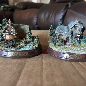 Vintage Thomas Kinkade Village Collectible Bundle